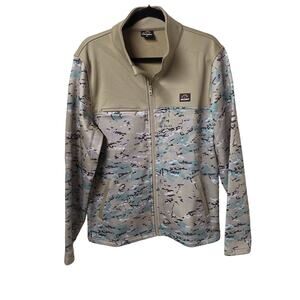 Walker's Game Ear Multi Cam Fleece Jacket Quicksand Camo Mens Medium NEW